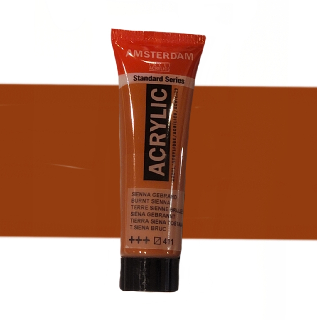 Amsterdam - Standard Series Acrylic, Burnt Sienna 20ml
