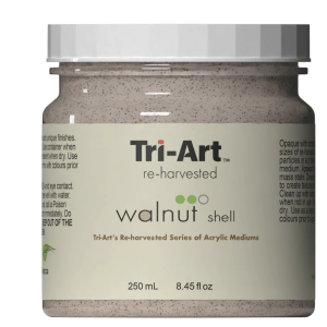 Tri-Art re-harvested Acrylic Medium, Walnut Shell, 250ml