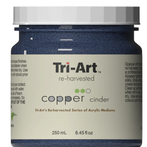 Tri-Art re-harvested Acrylic Medium, Copper Cinder, 250ml