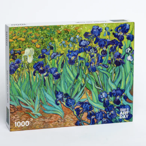 Today Is Art Day Puzzle, 1000pc, Van Gogh Irises