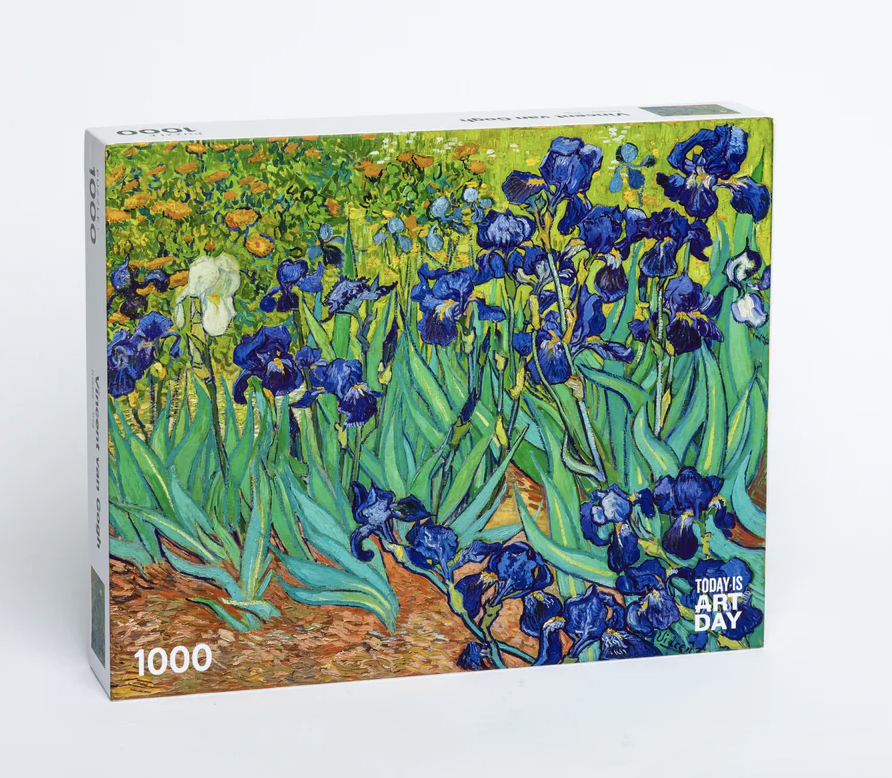 Today Is Art Day Puzzle, 1000pc, Van Gogh Irises