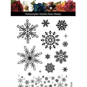 Paper Rose - Crystal Clear Snowflake Stamps