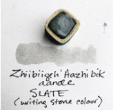 Beam Paintstone: Slate, Zhiibiigun Aazhibik