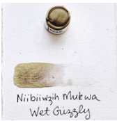 Beam Paintstone: Wet Grizzly, PY164, Mica, Niibiiwzi M'kwa