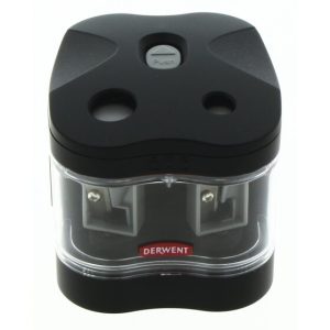 Derwent - Twin Hole Pencil Sharpener - Battery Operated