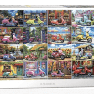 Eurographics Puzzles - 16 Scooters